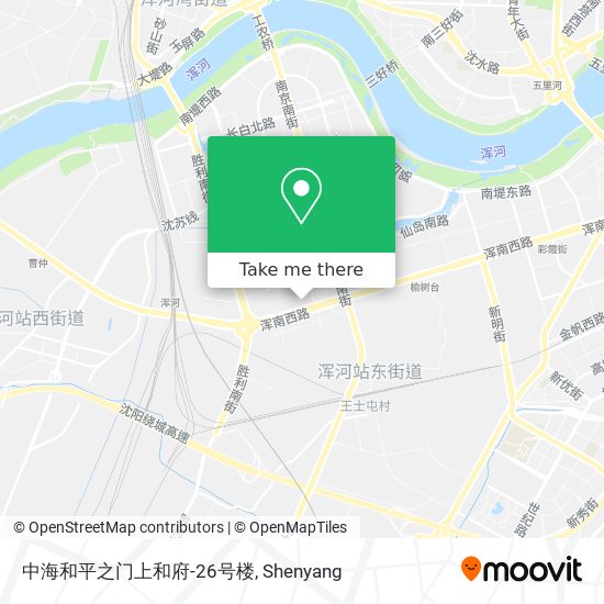 中海和平之门上和府-26号楼 map