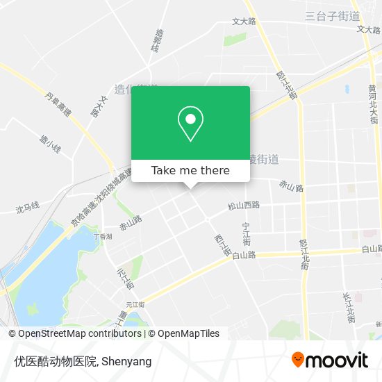 优医酷动物医院 map