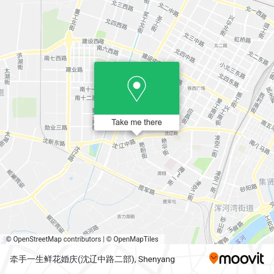 牵手一生鲜花婚庆(沈辽中路二部) map