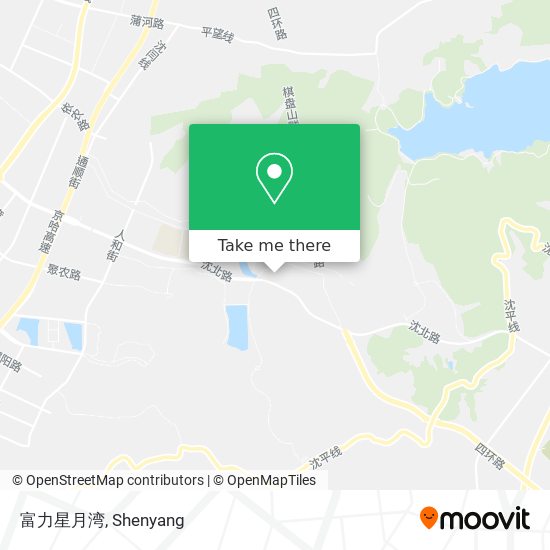 富力星月湾 map