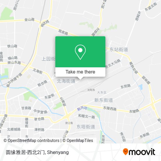 圆缘雅居-西北2门 map