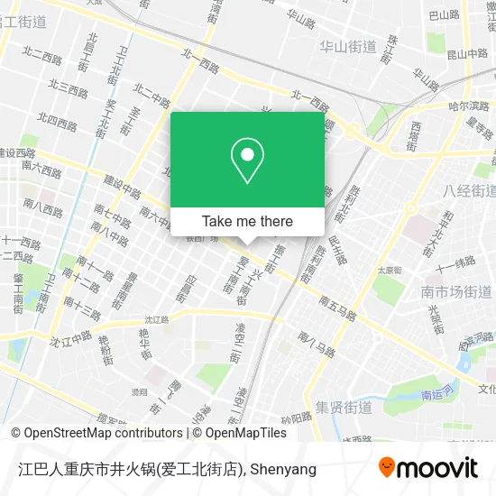 江巴人重庆市井火锅(爱工北街店) map
