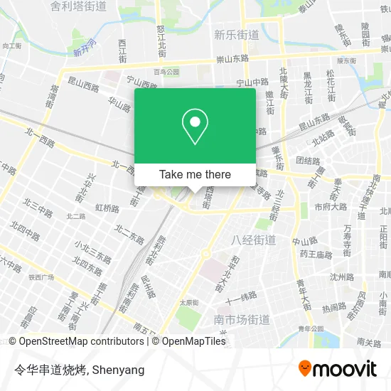 令华串道烧烤 map