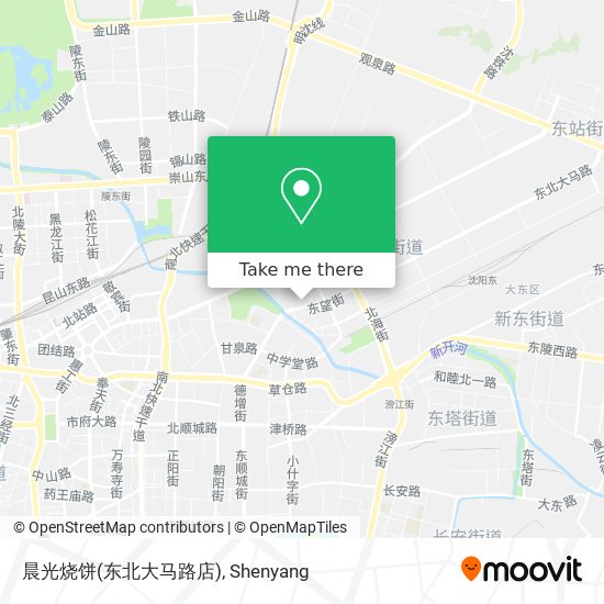 晨光烧饼(东北大马路店) map