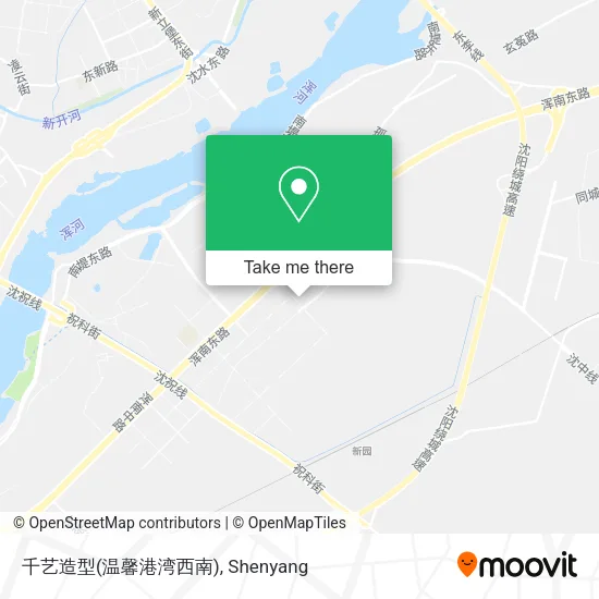 千艺造型(温馨港湾西南) map