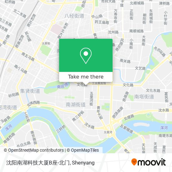 沈阳南湖科技大厦B座-北门 map