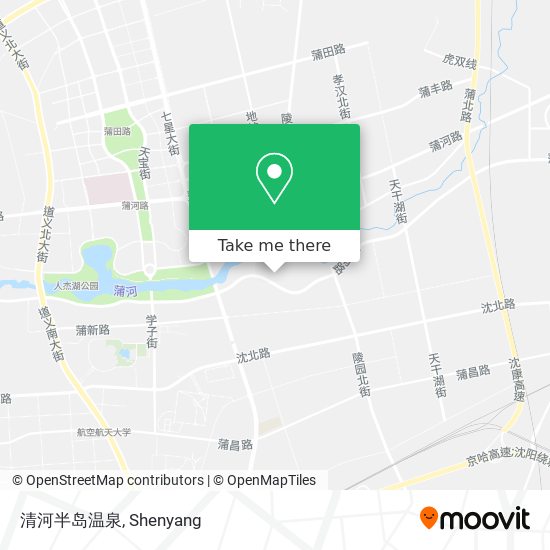 清河半岛温泉 map