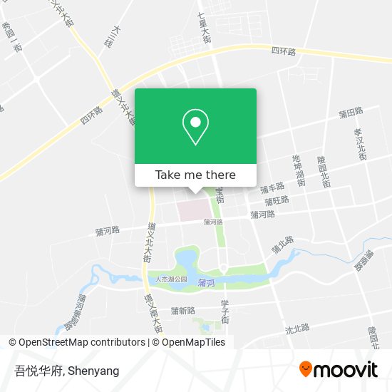 吾悦华府 map