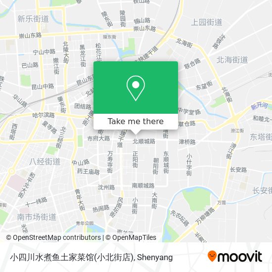 小四川水煮鱼土家菜馆(小北街店) map