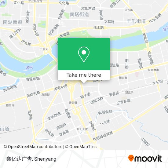 鑫亿达广告 map