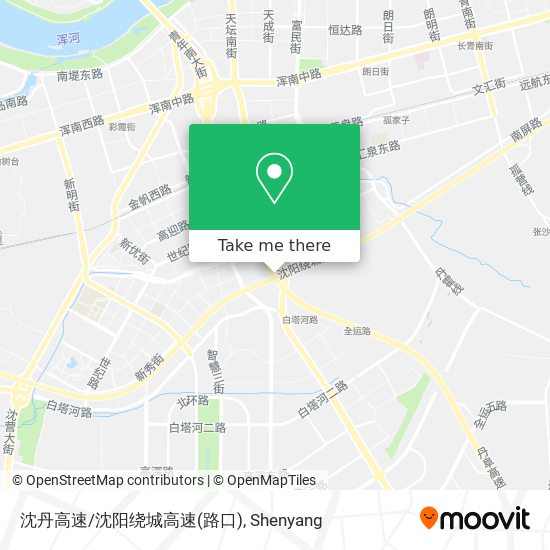 沈丹高速/沈阳绕城高速(路口) map