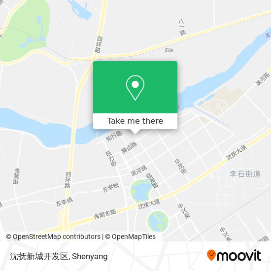 沈抚新城开发区 map