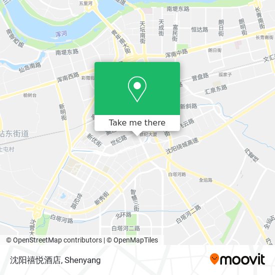 沈阳禧悦酒店 map