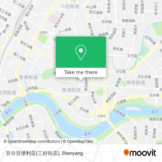 百分百便利店(三好街店) map