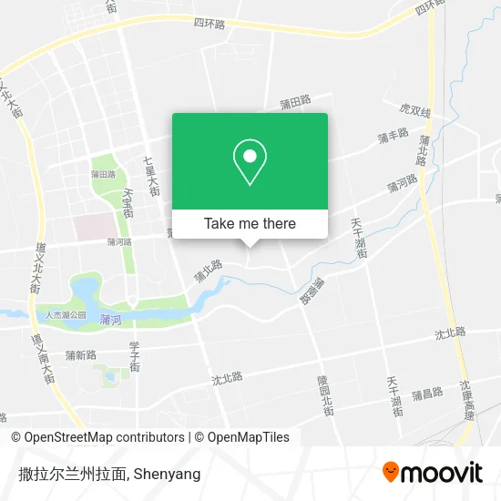 撒拉尔兰州拉面 map