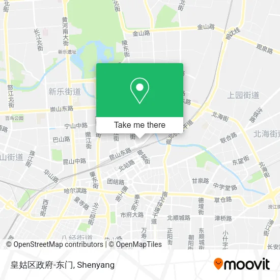皇姑区政府-东门 map