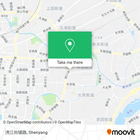 滂江街辅路 map