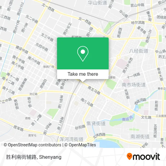 胜利南街辅路 map
