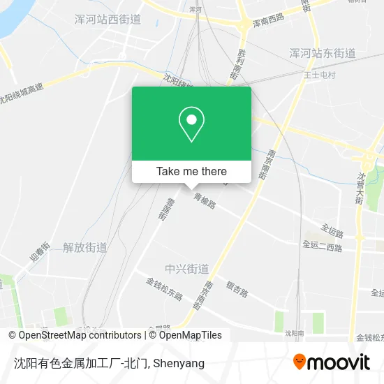 沈阳有色金属加工厂-北门 map