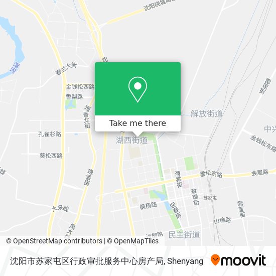 沈阳市苏家屯区行政审批服务中心房产局 map