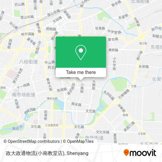 政大政通物流(小南教堂店) map