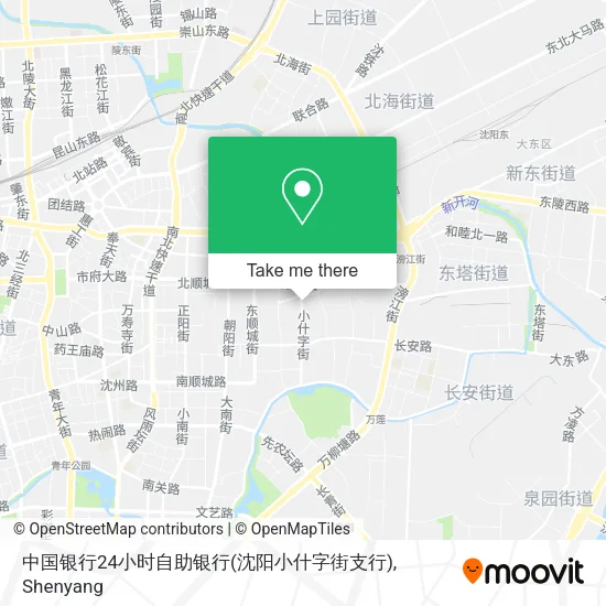 中国银行24小时自助银行(沈阳小什字街支行) map