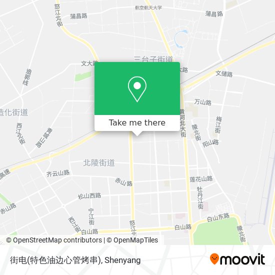 街电(特色油边心管烤串) map