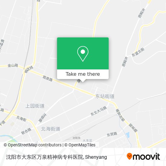 沈阳市大东区万泉精神病专科医院 map