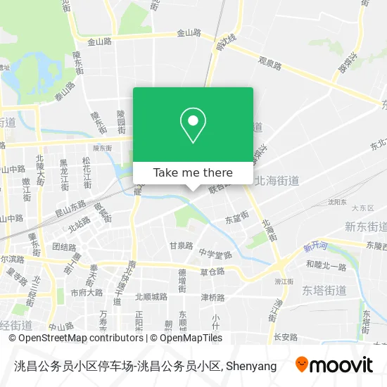 洮昌公务员小区停车场-洮昌公务员小区 map