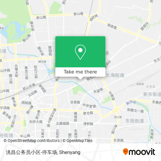 洮昌公务员小区-停车场 map