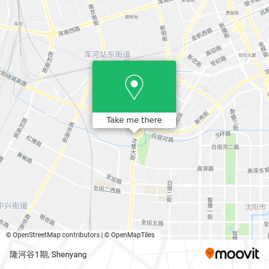 隆河谷1期 map