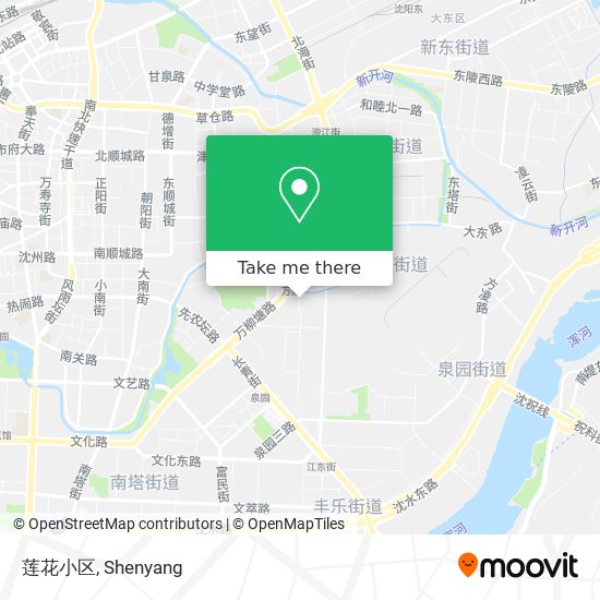 莲花小区 map