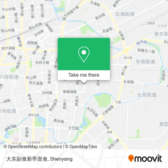 大东副食新帝面食 map
