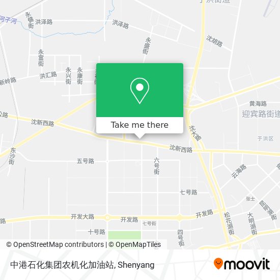 中港石化集团农机化加油站 map