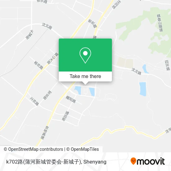 k702路(蒲河新城管委会-新城子) map