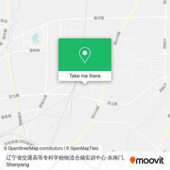 辽宁省交通高等专科学校物流仓储实训中心-东南门 map