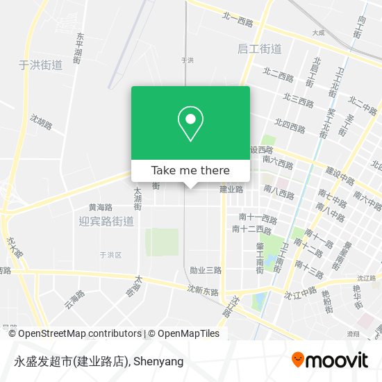 永盛发超市(建业路店) map