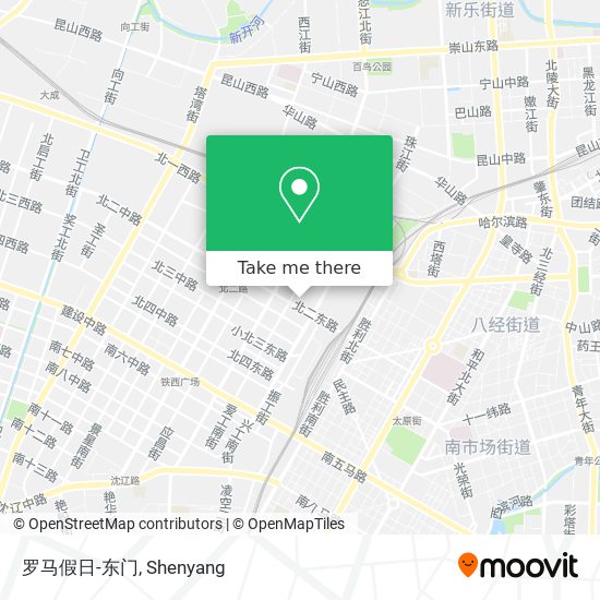 罗马假日-东门 map