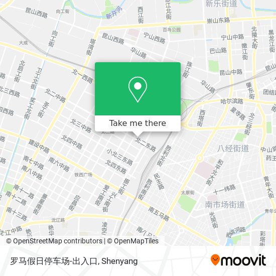 罗马假日停车场-出入口 map