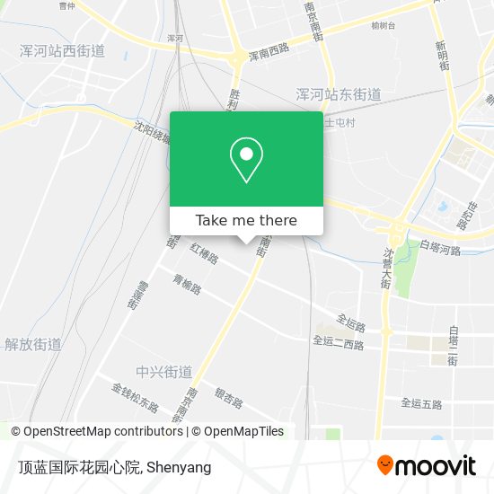 顶蓝国际花园心院 map