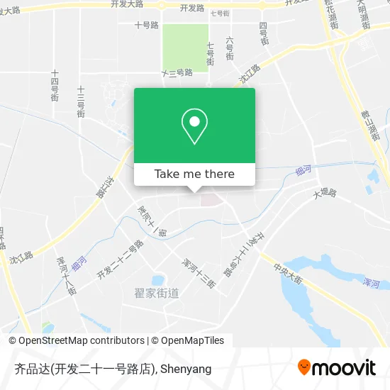 齐品达(开发二十一号路店) map