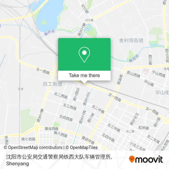 沈阳市公安局交通警察局铁西大队车辆管理所 map