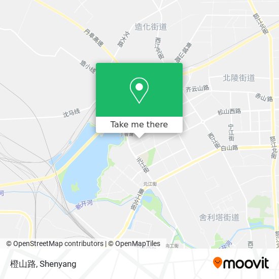 橙山路 map