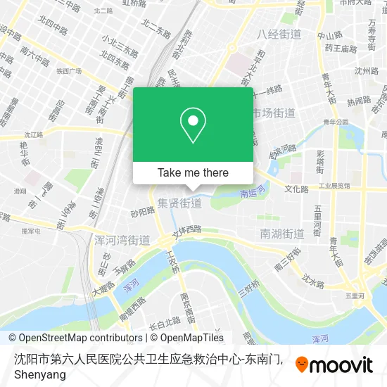 沈阳市第六人民医院公共卫生应急救治中心-东南门 map