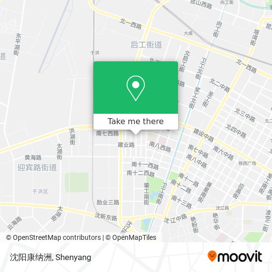 沈阳康纳洲 map