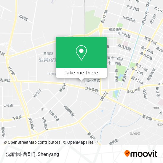 沈新园-西5门 map