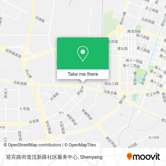迎宾路街道沈新路社区服务中心 map