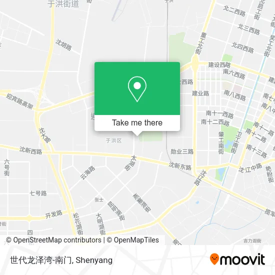 世代龙泽湾-南门 map