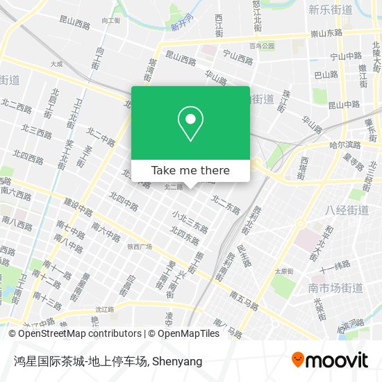 鸿星国际茶城-地上停车场 map