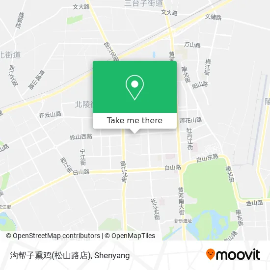 沟帮子熏鸡(松山路店) map